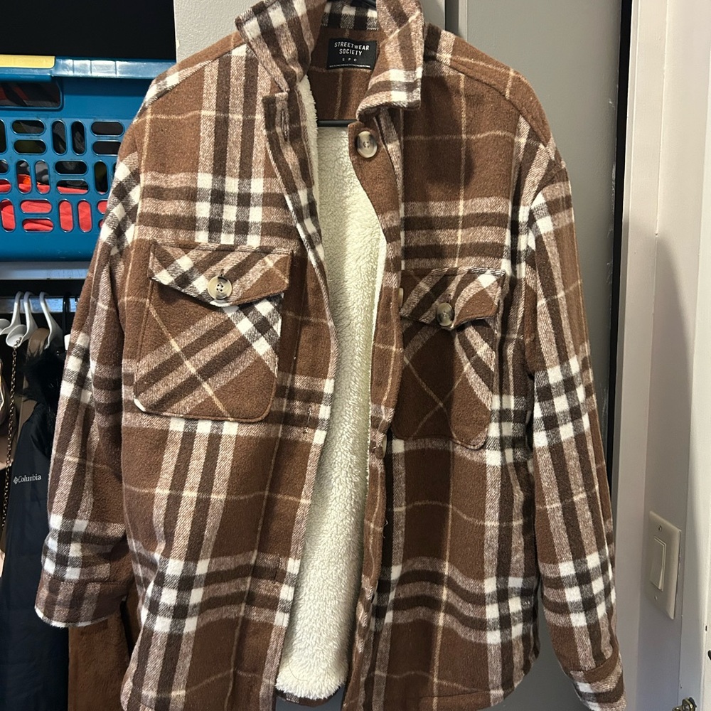 Universal Thread Brown and White Utility Jacket